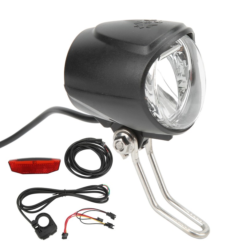 Electric Bike Headlight Tail Light Sets Double Switch ABS 4
