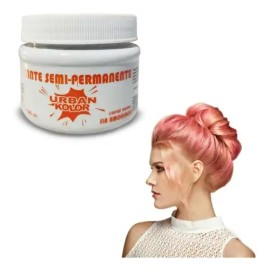 Tintura semipermanente Kolor Shot Profesional cobre coral neon SIN AMONIACO para cabello