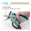 C.JET TOOL 8" Stainless Angle Type Electrician Scissors Heavy Duty
