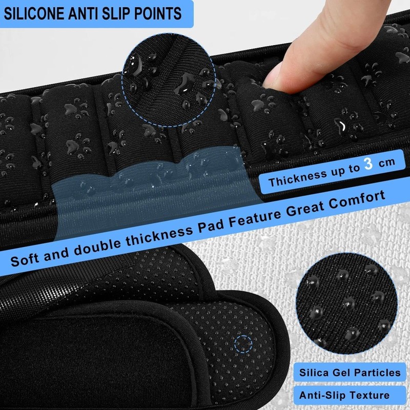ZINMARK 2-Pack Ultra-Thick 3D Shoulder Pad, Dual-Side Anti-Slip Cushion for
