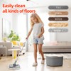 INWEJIA Spin Mop and Bucket Set with Self Separation Dirty