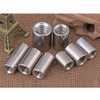 Dreneco Round Connector Nuts, Stainless Steel Coupling Nut (M10×16×40mm,2 pcs)