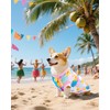 PET SHOW 4 Pack Dog Hawaiian Shirts for Medium Dogs