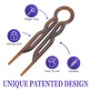7PCS Lexziuo Plastic U-Shaped Magic Grip Hairpin Set: Robust and