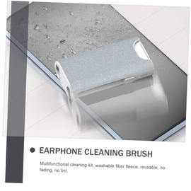 Gadpiparty Multifunctional Cleaning Pen Set Earphone Cleaning Kit Scrub Brush Sponge Headphone Accessories for Office Home Travel