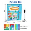 D-FantiX Magnetic Fraction Educational Puzzle, Magnetic Fraction Tiles & Fraction