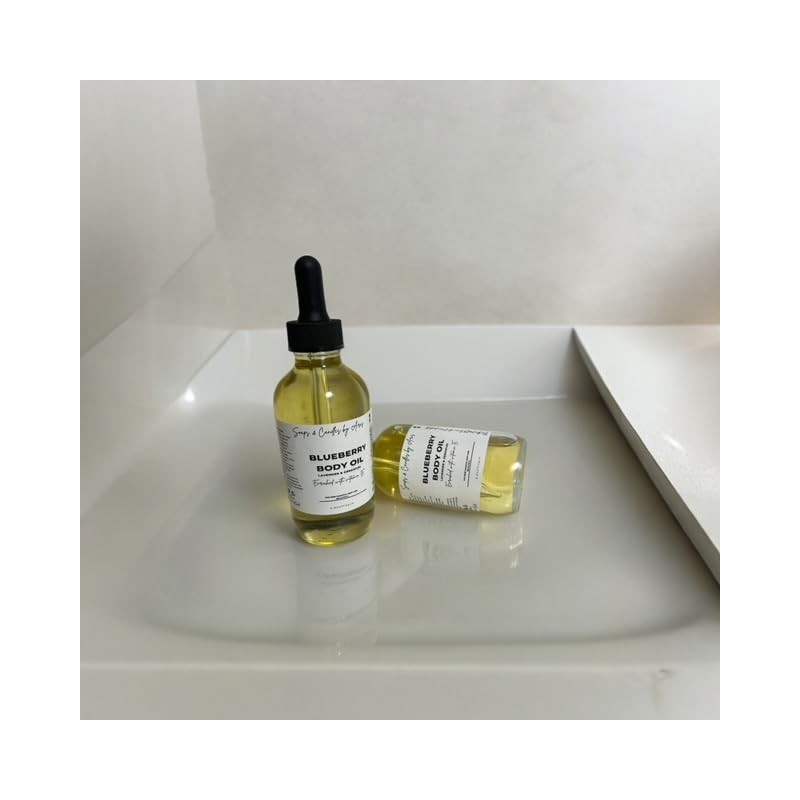 Generic Blueberry Body Oil with Lavender and Geranium, enriched with