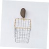 Levemolo Iron Crafted Wire Storage Basket Multi-Purpose Organizer Small Bread