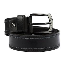 Pierre Cardin 610 KAM01 Men's Belt, Elegant Men's Belt, Leather, Classic Buckle, Black, Strap Length 125 cm, black