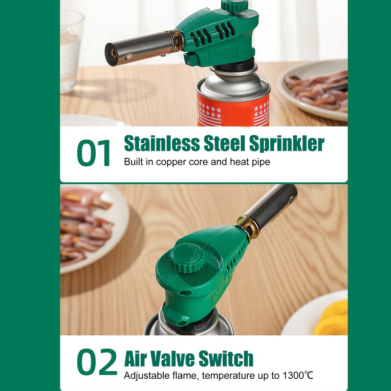 Propane Torch Welding Flame Valve Portable Gas Gun for Outdoor