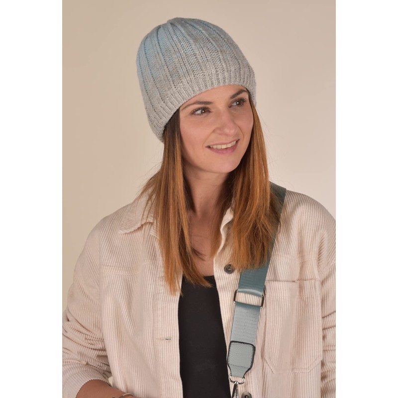 styleBREAKER 04024196 Unisex Knitted Hat with Colour Gradient and Rib