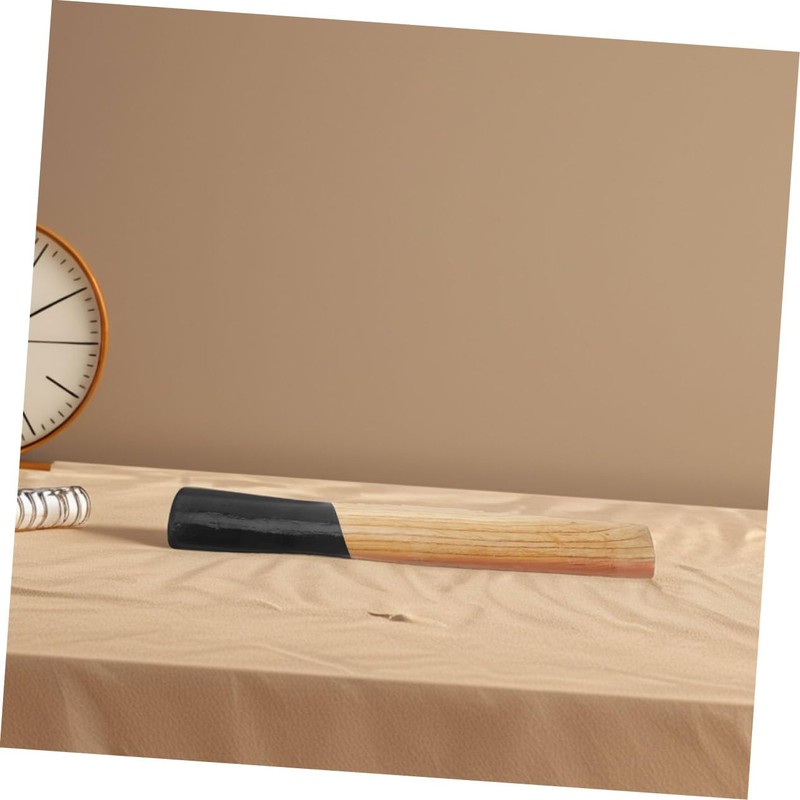 CHILDWEET Ergonomic Grip Wooden Hammer Handle Replacement Part for Camping