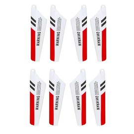 JIAFAN Propeller Blades 8pcs red for Syma S107/ S107G RC Helicopter Parts