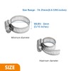 20Pcs-Hose Clamp,304 Stainless Steel Hose Clamps, Adjustable 16-25mm (5/8-1 inch)