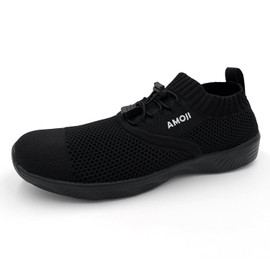 Amoji FZ505 Water Sneakers, FZ505-Black/Black, 27.0 cm