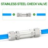 TAISHER 1PCS 304 Stainless Steel 1/2" Tube OD Check Valve(Ferrule