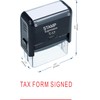 stampexpression - Tax Form Signed with Line Office Self Inking