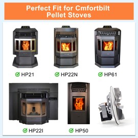 Aibabcue Exhaust Fan Motor Compatible for ComfortBilt HP22, HP22I, HP22N, HP21, HP50, HP50GC, HP61 Pellet Stove