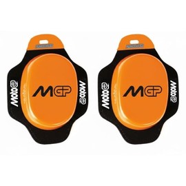 Motorcycle Knee Protectors Knee Sliders for Leather Combi (Orange)