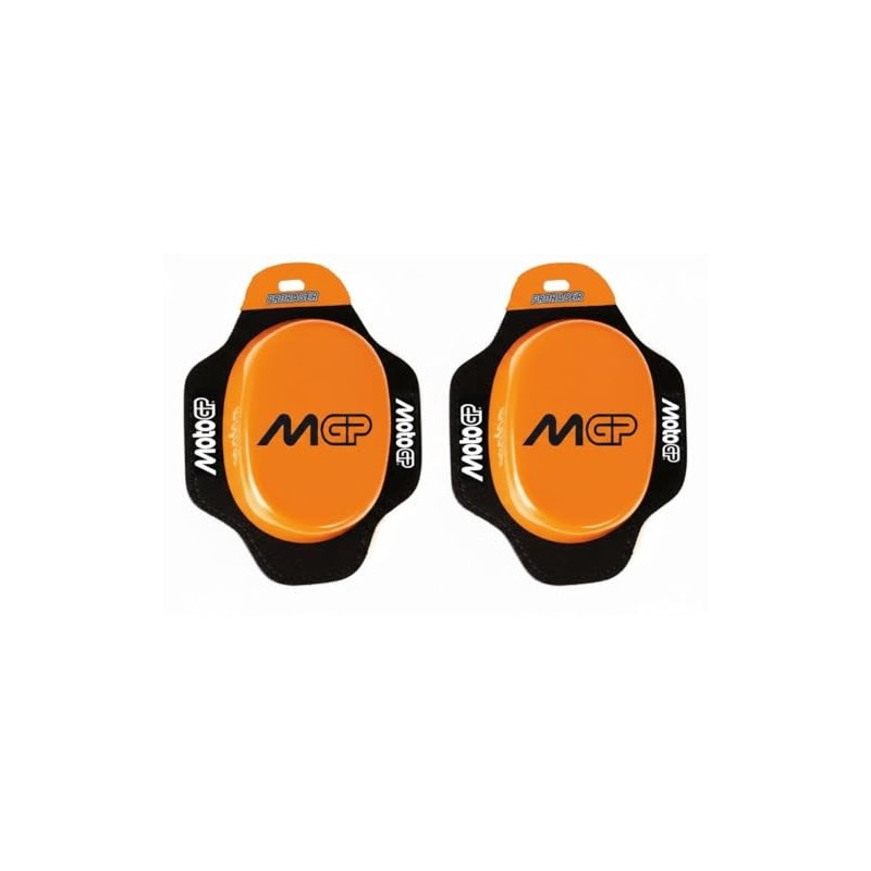 Motorcycle Knee Protectors Knee Sliders for Leather Combi (Orange)