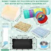 PullCrease 104 Pcs Rabbit Starter Kit Litter Box Bunny Tunnel