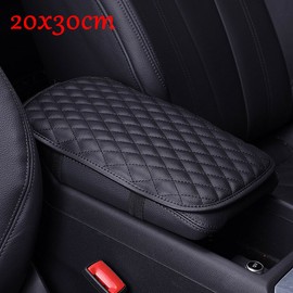 Universal Car Auto Armrest Pad Center Console Box Cushion Soft Accessories Black