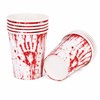 Halloween Disposable Tableware for Horror Parties – Bloody Handprint Paper