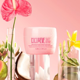 Coco & Eve Coco & Eve Sweet Repair Repairing and Restoring Hair Mask. Blend of Biomimetic Ceramides, Hyaluronic Acid, Vegan Keratin. Repair Dry Damaged Hair by Heat or Chemical, Increase Hydration & Shine (7.2 fl oz)