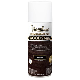 Varathane Premium Fast Dry Wood Stain Spray, 10.25 oz, Ebony