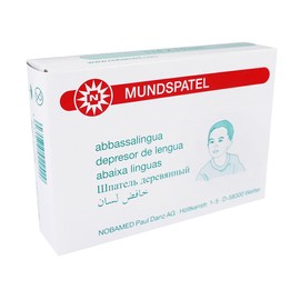 100 Wooden Spatulas Tongue Depressors by Noba