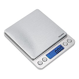 Truper BASE-05B, Báscula digital de precisión capacidad 500g apagado automático
