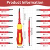 7 in 1 Insulated Screwdriver Set Magnetic Tip Mini Electrician