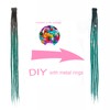 Dsoar Clip-In Dreadlock Extensions, 24 Inches, 3 Pieces, Handmade 0.6