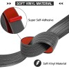 MYFAMIREA 20Ft Floor Transition Strip Self Adhesive Vinyl Cover Floor