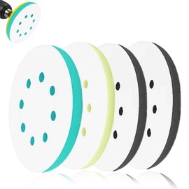 4 Pcs 125mm Polishing Pads Set, Sponge Buffing Pads, Drill Polishing Kit, Scratch Remover, Waxing Kit, Buffing Wheel for Auto Polisher, Sanding, Waxing