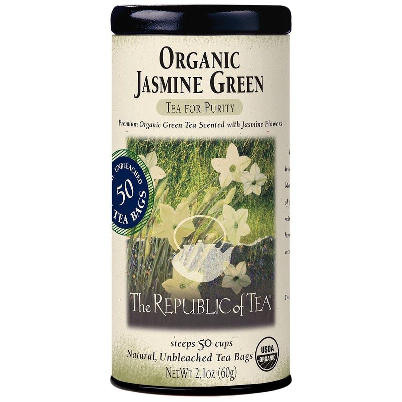 The Republic of Tea - Organic Jasmine Green Tea, 50