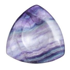 Artistone Rainbow Fluorite Thumb Worry Stone Chakra Healing Crystals Palm Stones for Anxiety Stress Relief Meditation Massage, Triangular Shaped