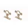 Visua Cast Brass Munsen Ring & Back Plate Pack of