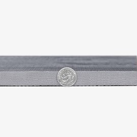 IncStores Premium Soft Wood Print Foam Flooring Tiles | Interlocking Foam Tiles for Home, Gym, Training and Yoga | 5/8" - Grey, 48 Square Feet