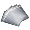 B-Creative 20x Clear Airport Security Plastic Grip Seal Bags for