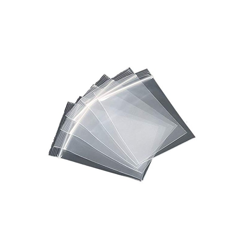 B-Creative 20x Clear Airport Security Plastic Grip Seal Bags for