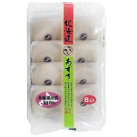 Kotobuki Hokkaido Tsubu Tsubu Azuki Monaka Sweets 8PC (Pack of 1), Japanese Sweets made with 100% Hokkaido Azuki beans, MADE IN JAPAN