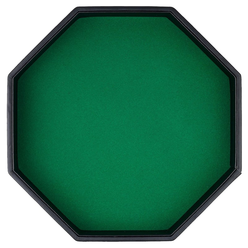 Gesserit Dice Board with Felt Pad, Green Felt Lined PU