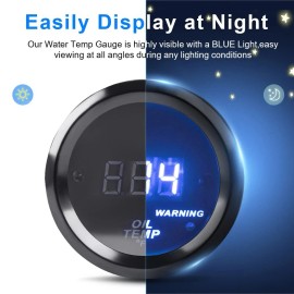 2 inch 52mm Oil Temp Temperature Gauge Meter with Thread NPT 1/8" Sensor