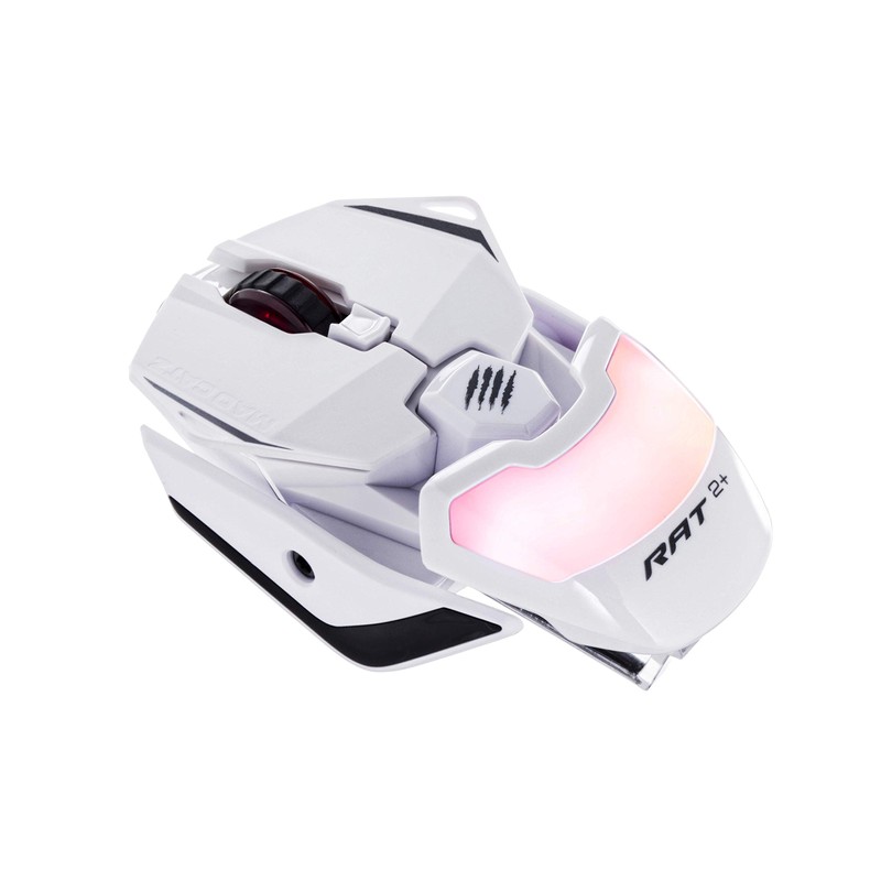 MadCatz R.A.T. 2+ Optical Gaming Mouse, White