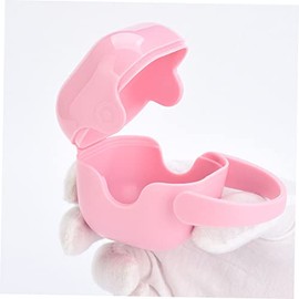 2 piezas Estuche para de Viaje Caja Portátil para Almacenamiento de Chupetes de Diseño y Resistente para Protección Higiénica Desplazamientos