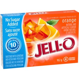 Jell-O Orange Light Jelly Powder, 10.2g (Pack of 18)