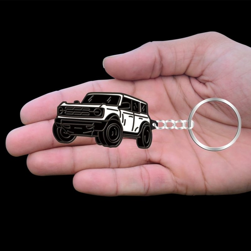 Zteyuzo Sport Keychain 4 door Car Key Chain Fob Cover