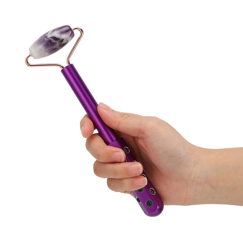 Germanium Stone Facial Massage Roller 2 in 1 Facial Skincare