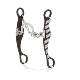 Cowboy Tack Tyler Magnus Bit Fanny Cheek Ported Chain Shank Bit